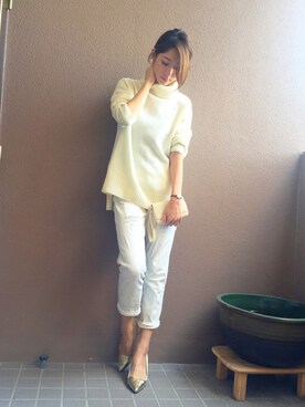 「MERCURYDUO（マーキュリーデュオ）のアイテム（財布/小物）」を使った、デリさん（レディース・168cm）の秋コーディネート