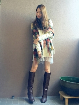 デリさん（レディース・168cm）の秋コーディネート