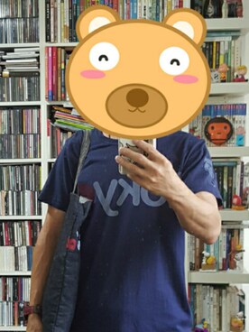 「45R（フォーティファイブアール）のアイテム（バッグ）」を使った、Sam Ngさん（メンズ・162cm）の春コーディネート