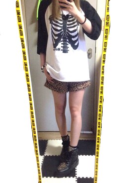 「厚底」｜「 ねむる 」さん（レディース・156cm）の夏コーディネート