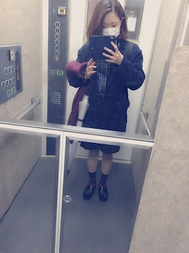 Misaki✂︎さん（レディース・156cm）の冬コーディネート