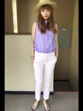 D♡nut🍩さん（レディース・157cm）の夏コーディネート