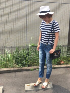 D♡nut🍩さん（レディース・157cm）の夏コーディネート