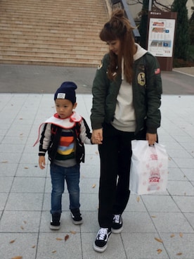 D♡nut🍩さん（レディース・157cm）の秋コーディネート