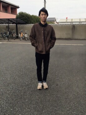 「さむい！」｜やっトゥーさん（メンズ・178cm）の冬コーディネート