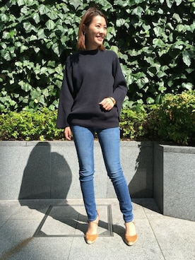 「フレアスリーブ」｜RIKAさん（レディース・157cm）の春コーディネート