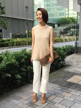 「sita parantica（シータパランティカ）のアイテム」を使った、RIKAさん（レディース・157cm）の夏コーディネート
