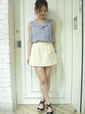 momoさん（レディース・156cm）の夏コーディネート