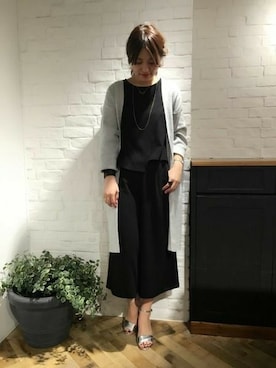 「A part by（アパートバイ）のアイテム（オールインワン・サロペット）」を使った、momoさん（レディース・167cm）の春コーディネート