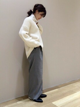 「アパートバイローリーズ」｜「アイテム（その他シューズ）」を使った、momoさん（レディース・167cm）の冬コーディネート
