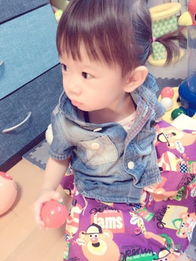 「JAM（ジャム）のアイテム（スカート）」を使った、Yuu Yoshizakiさん（レディース・70cm）の夏コーディネート