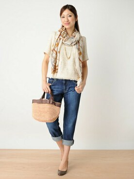 本社 プレスさん（レディース・171cm）の春コーディネート