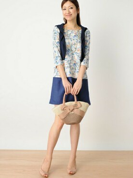 本社 プレスさん(レディース・158cm)の春コーディネート