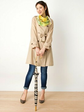 本社 プレスさん(レディース・171cm)の春コーディネート