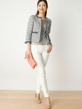 本社 プレスさん（レディース・171cm）の春コーディネート