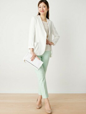 本社 プレスさん（レディース・171cm）の春コーディネート