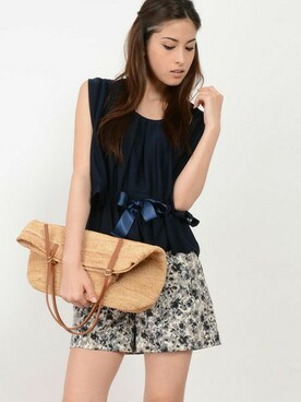 本社 プレスさん（レディース・171cm）の夏コーディネート