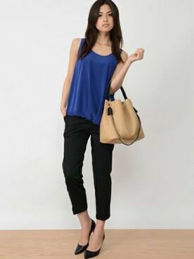 本社 プレスさん（レディース・171cm）の夏コーディネート