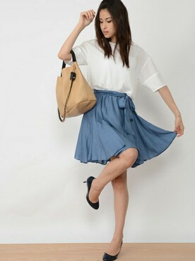 本社 プレスさん（レディース・171cm）の夏コーディネート