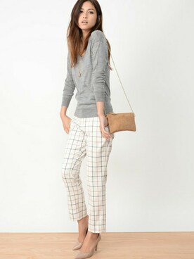 本社 プレスさん(レディース・171cm)の秋コーディネート