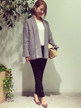 本社 プレスさん（レディース・171cm）の秋コーディネート