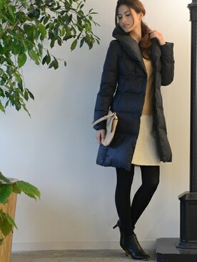 本社 プレスさん（レディース・171cm）の冬コーディネート