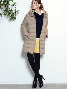 本社 プレスさん（レディース・171cm）の冬コーディネート