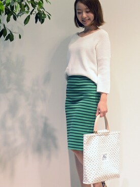 本社 プレスさん（レディース・171cm）の冬コーディネート