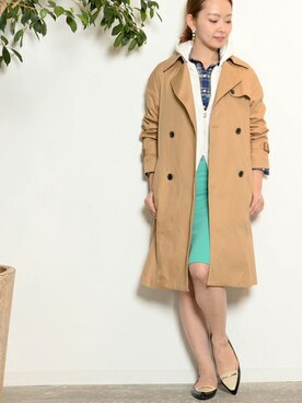 本社 プレスさん（レディース・171cm）の冬コーディネート