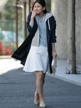 本社 プレスさん(レディース・171cm)の冬コーディネート