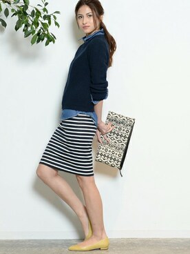 本社 プレスさん(レディース・171cm)の冬コーディネート