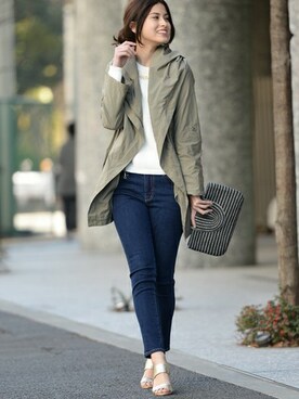 本社 プレスさん（レディース・171cm）の冬コーディネート