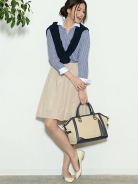 本社 プレスさん（レディース・171cm）の冬コーディネート