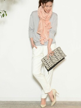 本社 プレスさん（レディース・171cm）の春コーディネート