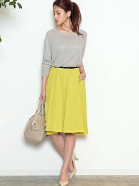 本社 プレスさん（レディース・171cm）の春コーディネート