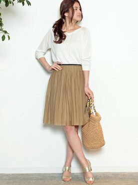 本社 プレスさん(レディース・171cm)の春コーディネート