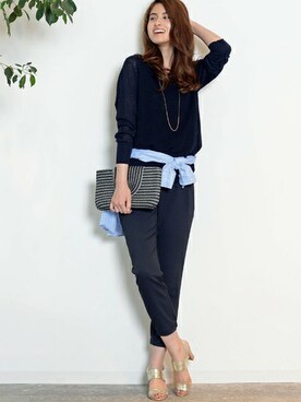 本社 プレスさん(レディース・171cm)の春コーディネート