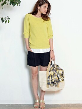 本社 プレスさん(レディース・171cm)の春コーディネート