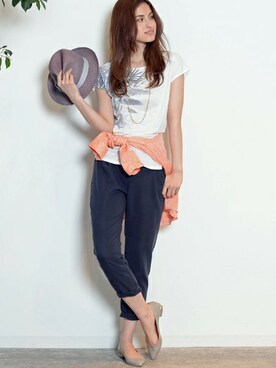 本社 プレスさん(レディース・171cm)の春コーディネート