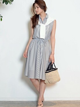 本社 プレスさん（レディース・171cm）の春コーディネート