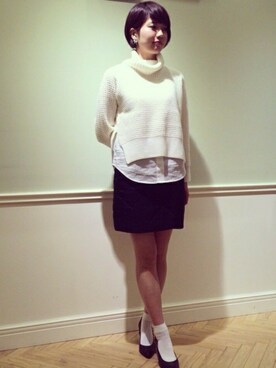 本社 プレスさん(レディース・168cm)の秋コーディネート