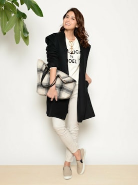 本社 プレスさん（レディース・168cm）の秋コーディネート