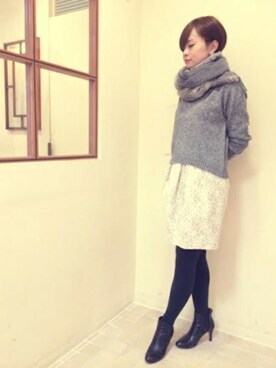 本社 プレスさん（レディース・169cm）の秋コーディネート