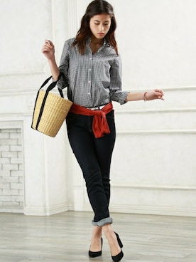 本社 プレスさん（レディース・168cm）の春コーディネート