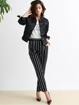 本社 プレスさん（レディース・168cm）の夏コーディネート