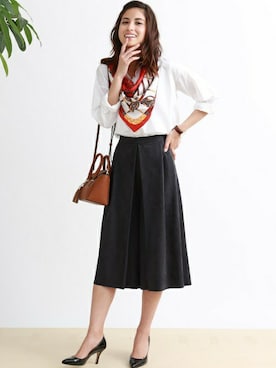 「アイテム（腕時計）」を使った、本社 プレスさん（レディース・168cm）の夏コーディネート