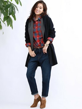 「アイテム（バングル/リストバンド）」を使った、本社 プレスさん（レディース・168cm）の夏コーディネート