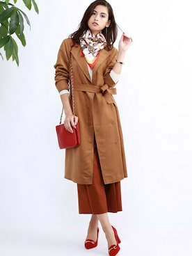 本社 プレスさん（レディース・168cm）の秋コーディネート