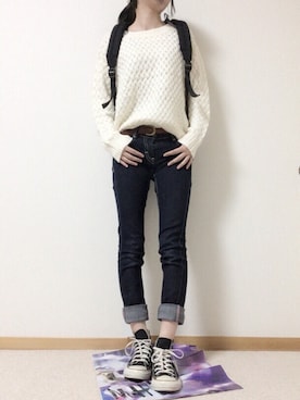 「Manhattan Portage」｜Ｍugi*さん（レディース・162cm）の冬コーディネート