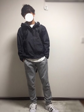 「フユコーデ」｜「アイテム（ブルゾン）」を使った、Oさん（メンズ・166cm）の秋コーディネート
